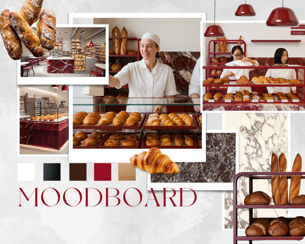 bakery moodboard