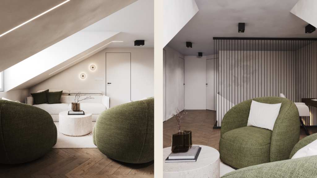 upstairs apartment design